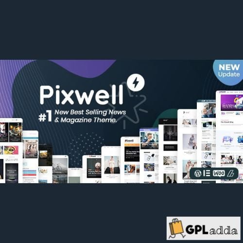 Pixwell - Modern Magazine Style Blogging WordPress Theme