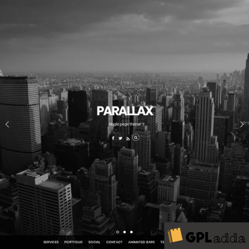 Themify – Parallax Premium WordPress Theme