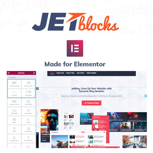 JetBlocks v1.3.5 - Must-Have Widgets For Creating Headers & Footers Elementor