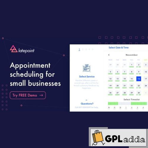 LatePoint - Appointment Booking & Reservation plugin for WordPress + Addons