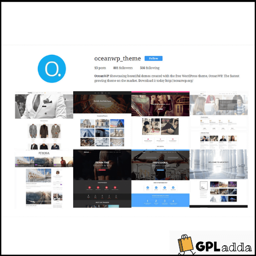 OceanWP – Ocean Instagram WordPress Plugin