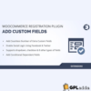 WooCommerce – Custom User Registration Fields WooCommerce Extension