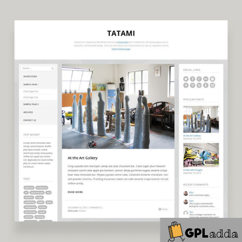 Elmastudio – Tatami Premium WordPress Theme