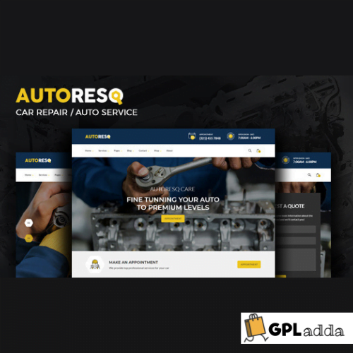 Autoresq - Car Repair WordPress Theme