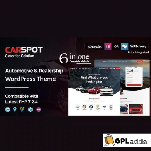 CarSpot - Automotive Car Dealer Wordpress Classified Theme