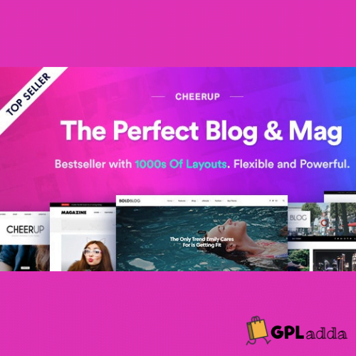 CheerUp Blog - Magazine - WordPress Blog Theme