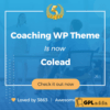 Colead Coaching & Online Courses WordPress Theme