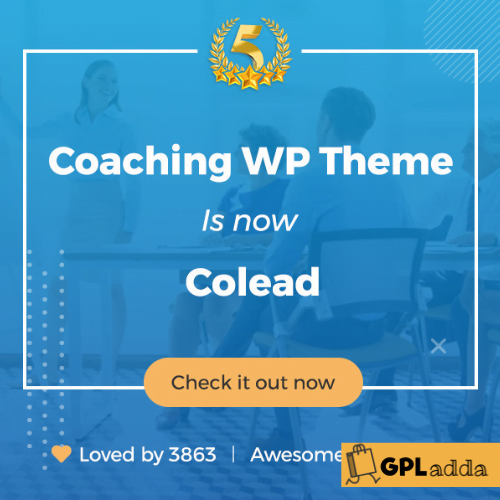 Colead Coaching & Online Courses WordPress Theme