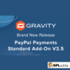 Gravity Forms PayPal Payments Standard Add-On