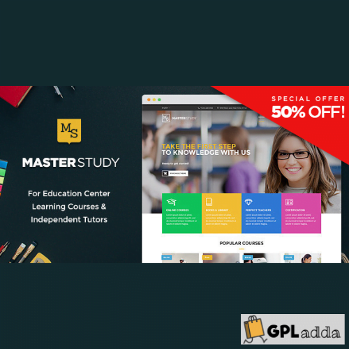 Masterstudy - Education WordPress Theme for Learning, Training Education Center