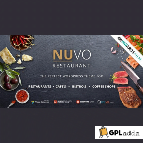 Nuvo – Cafe & Restaurant Wordpress Theme