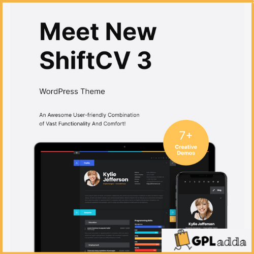 Shiftcv – Blog Resume Portfolio Wordpress Theme