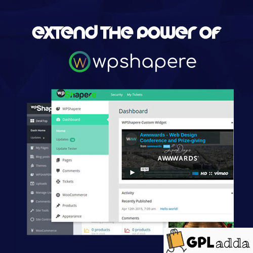 WPShapere - WordPress Admin Theme