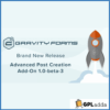 Gravity Forms Advanced Post Creation Add-On