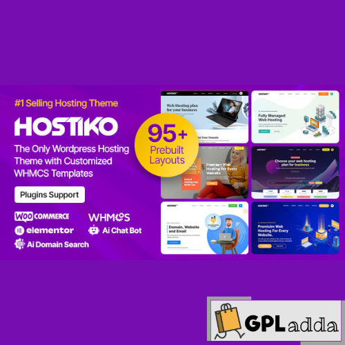 Hostiko - Hosting WordPress & WHMCS Theme v94.0