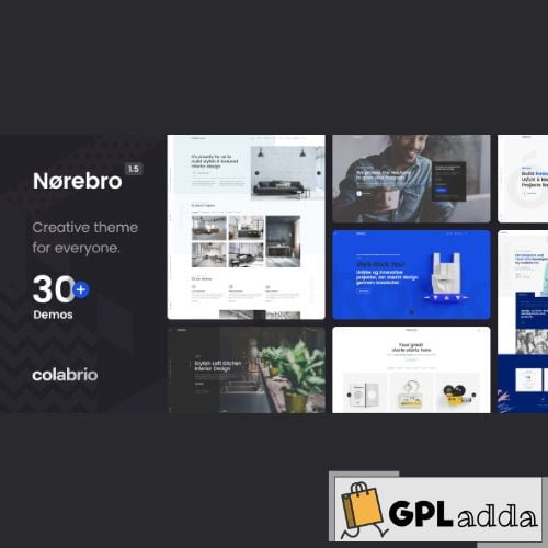 Norebro - Creative Portfolio Wordpress Theme for Multipurpose Usage