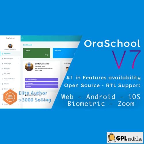 Ora School Suite - Ultimate school management system - PHP script
