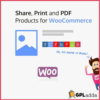 Share, Print and PDF Products for WooCommerce