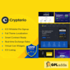 Crypterio - ICO Landing Page and Cryptocurrency WordPress Theme