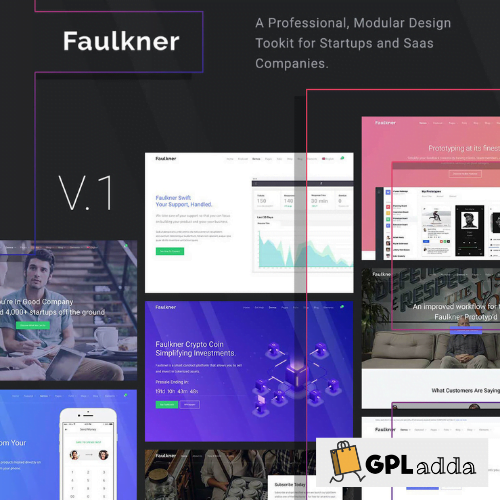 Faulkner - Responsive Multiuse WordPress Theme for Companies and Freelancers
