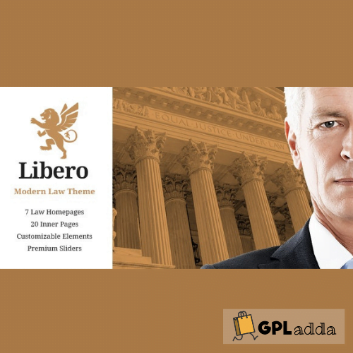 Libero - Lawyer and Law Firm WordPress Theme