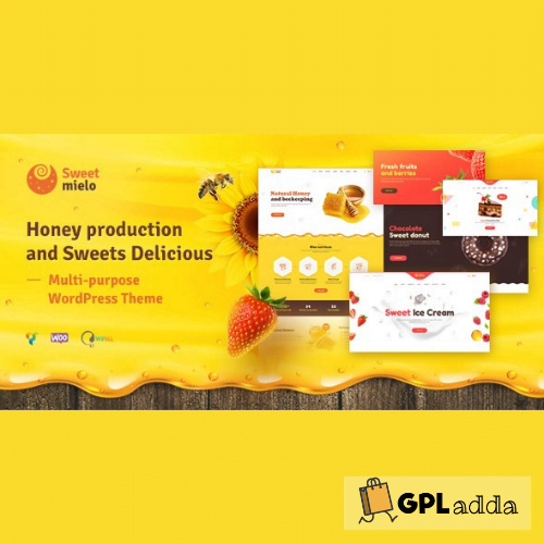 SweetMielo - Honey Production and Sweets Delicious WP Theme