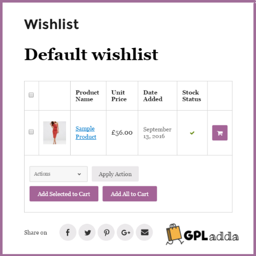 TI Wishlist WooCommerce Plugin