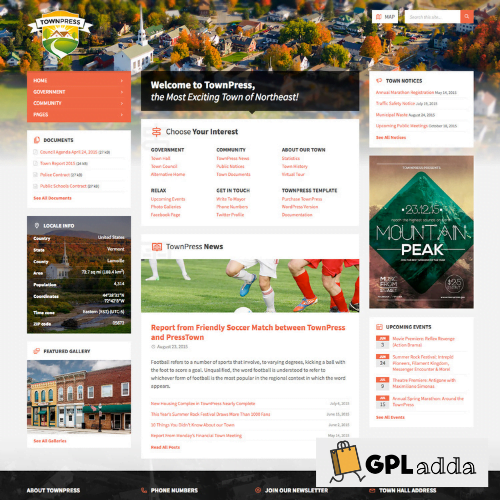 TownPress - Municipality WordPress Theme