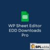 WP Sheet Editor - EDD Downloads Pro Extension