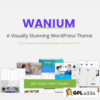 Wanium - A Elegant Multi-Concept Theme