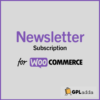 WooCommerce Newsletter Subscription