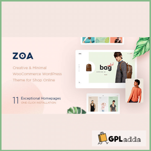 Zoa - Minimalist Elementor WooCommerce Theme