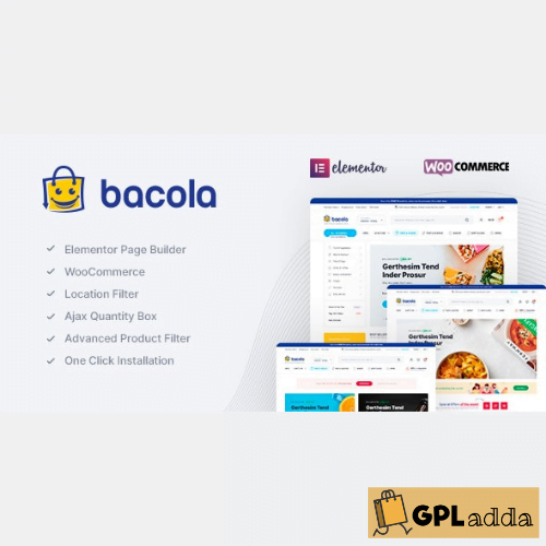 Bacola - Grocery Store and Food eCommerce Theme