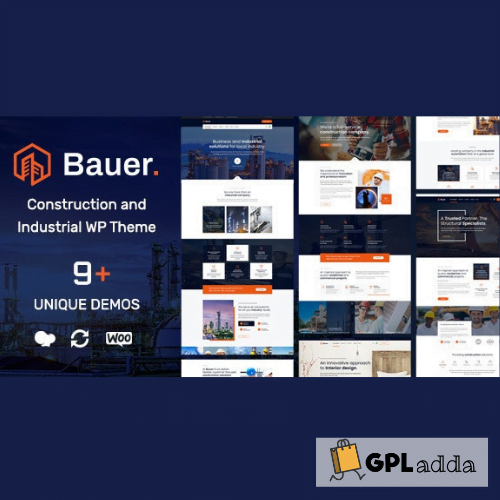 Bauer Construction and Industrial WordPress Theme