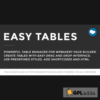 Easy Tables - Table Manager for WPBakery Page Builder