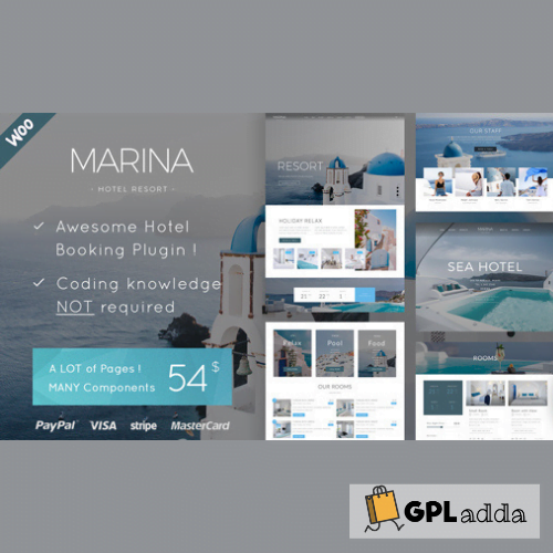 Marina - Hotel & Resort WordPress Theme
