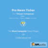 Pro News Ticker & Marquee for Visual Composer