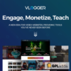 Vlogger Professional Video & Tutorials WordPress Theme