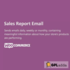 WooCommerce Sales Report Email