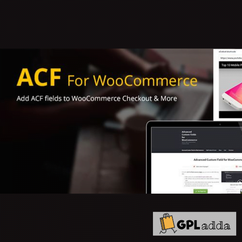 Advanced Custom Fields for WooCommerce