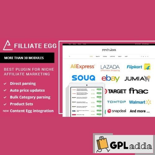 Affiliate Egg Pro - Niche Affiliate Marketing WordPress Plugin Latest Version