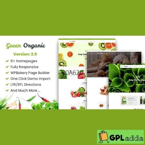 GreenOrganic - Organic & Bakery WordPress Theme