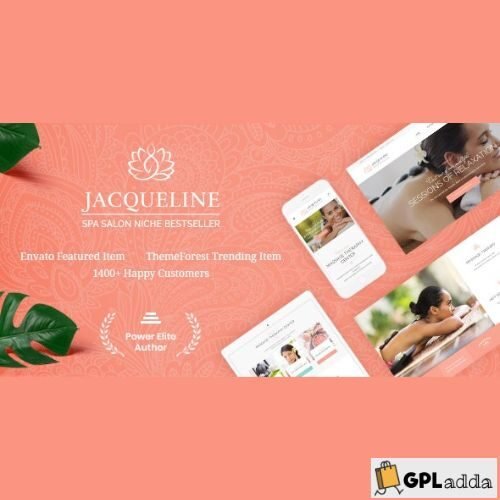 Jacqueline - Spa & Massage Salon Beauty WordPress Theme + Elementor