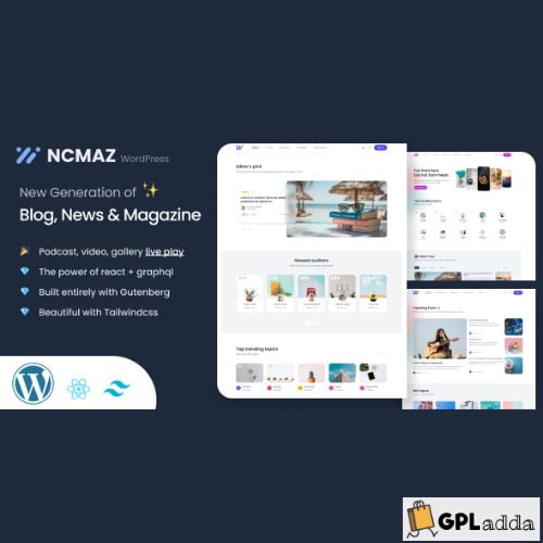 Ncmaz - Blog Magazine WordPress Theme