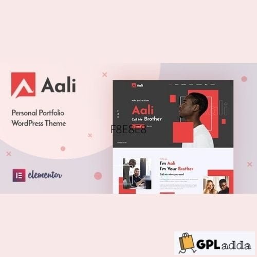 Aali - Personal Portfolio WordPress Theme