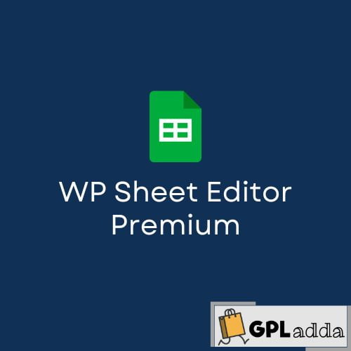 WP Sheet Editor Pro - Easy Spreadsheets for WordPress + Addons