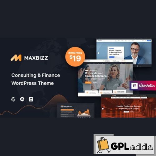 Maxbizz - Consulting & Financial Elementor WordPress Theme