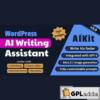 AIKit - WordPress AI Writing Assistant Using GPT-3