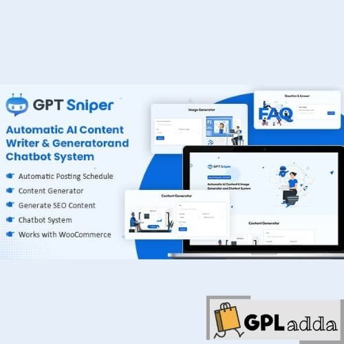 GPT Sniper - Automatic AI Content Generator and Chatbot WordPress Plugin