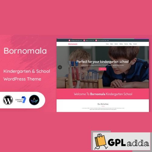 Bornomala - Kindergarten & School WordPress Theme
